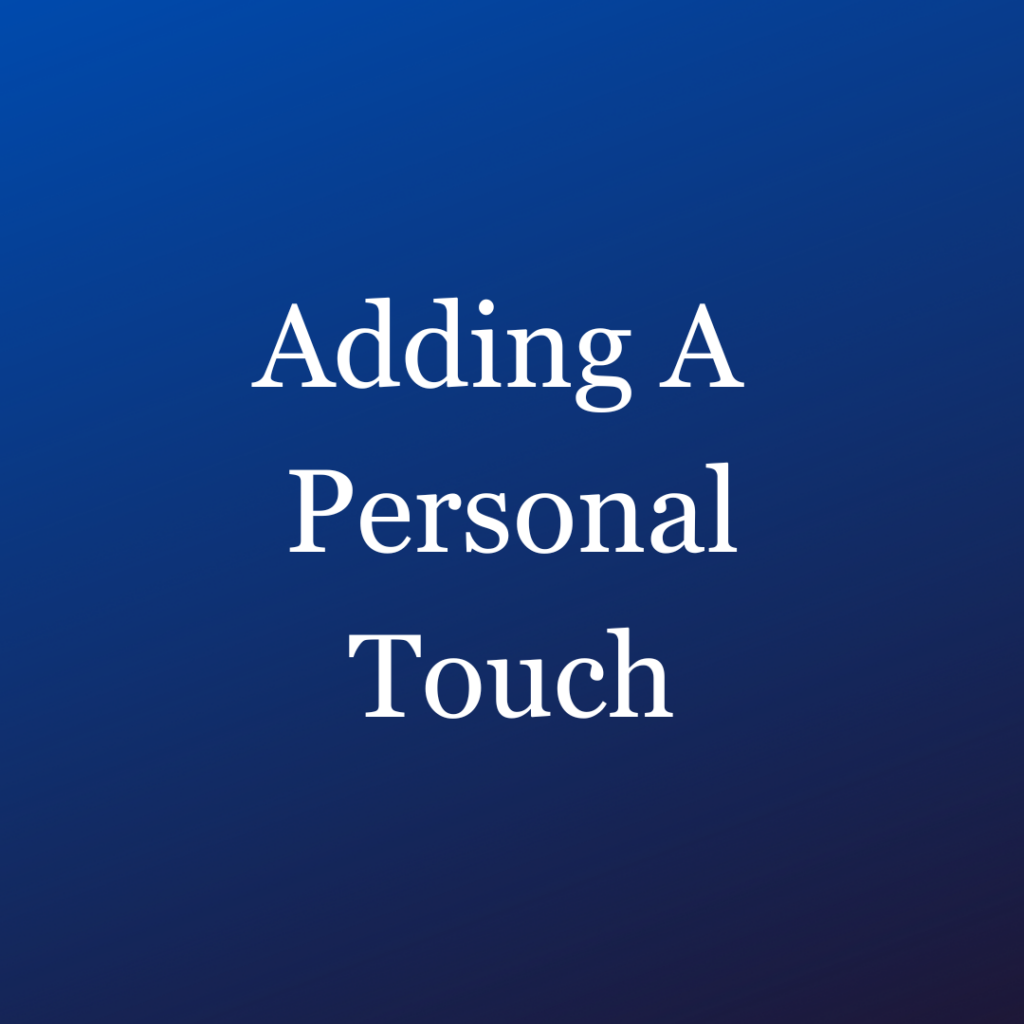 Twenty Tips for New & Small Businesses - Adding A Personal Touch - MM Website Design