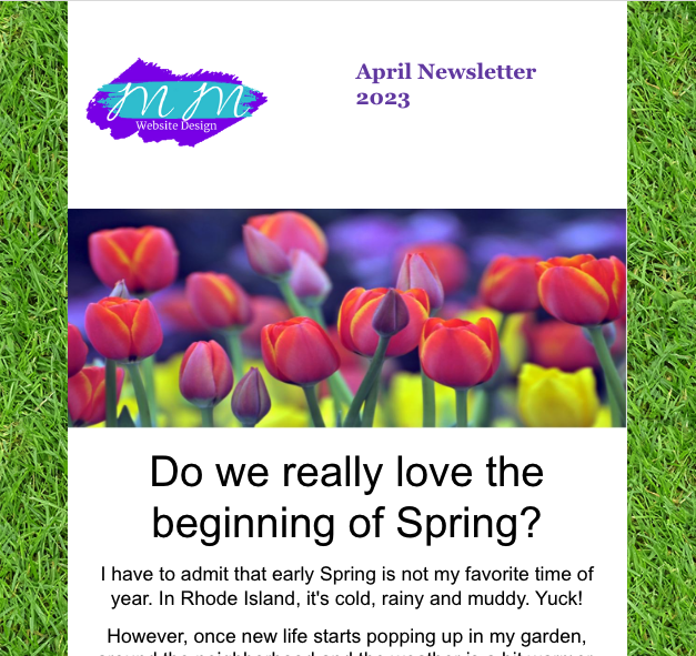 April 2023 Newsletter - MM Website Design